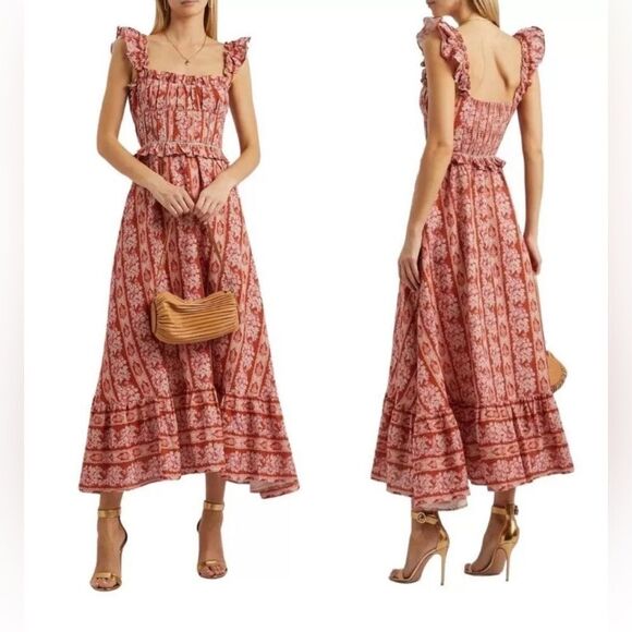 House of Harlow 1960 Helena Linen Maxi Dress - Picture 4 of 13